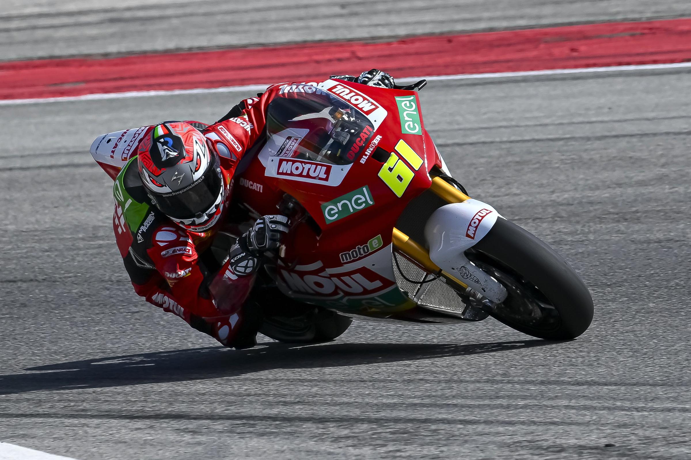 Alessandro Zaccone (Tech3 E-Racing) durante le gare della MotoE 2024 a Portimao