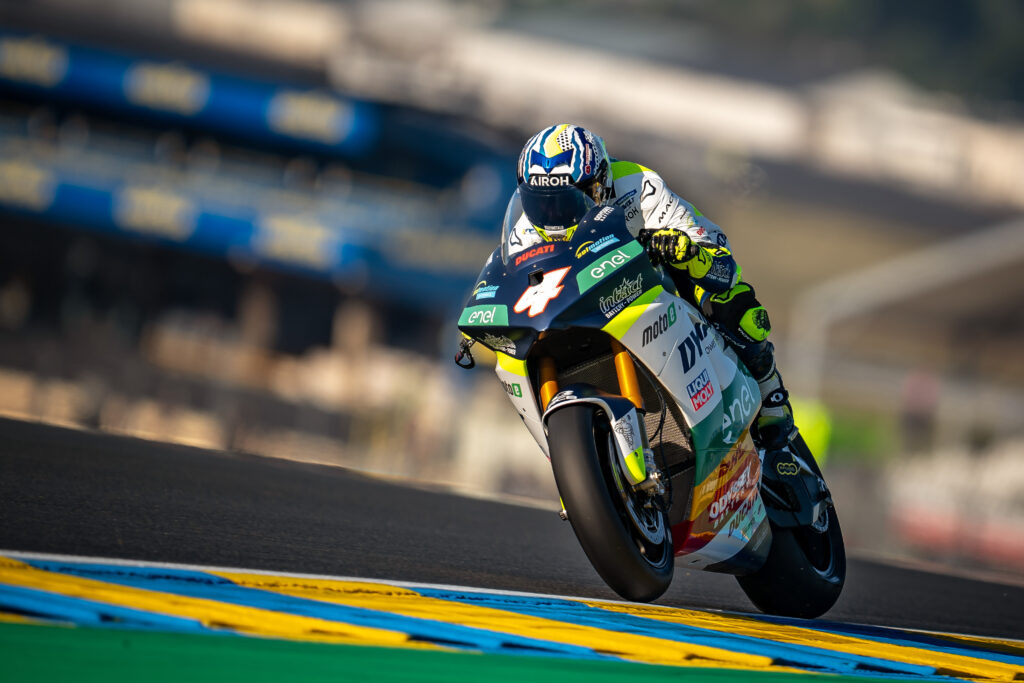 Hector Garzò in Gara 1 della MotoE 2024 in Francia