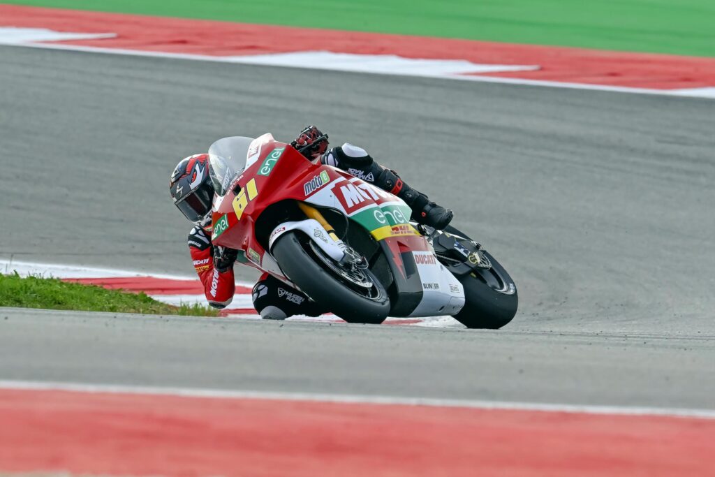 Alessandro Zaccone, primo nella FP2 del GP di Francia della MotoE 2024